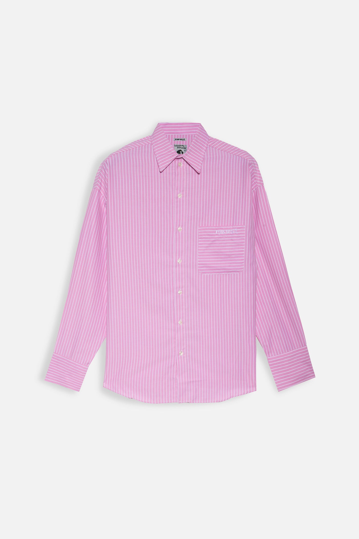 Camicia manica lunga rigata minimal