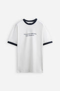 Dreams Club Tee – White Navy