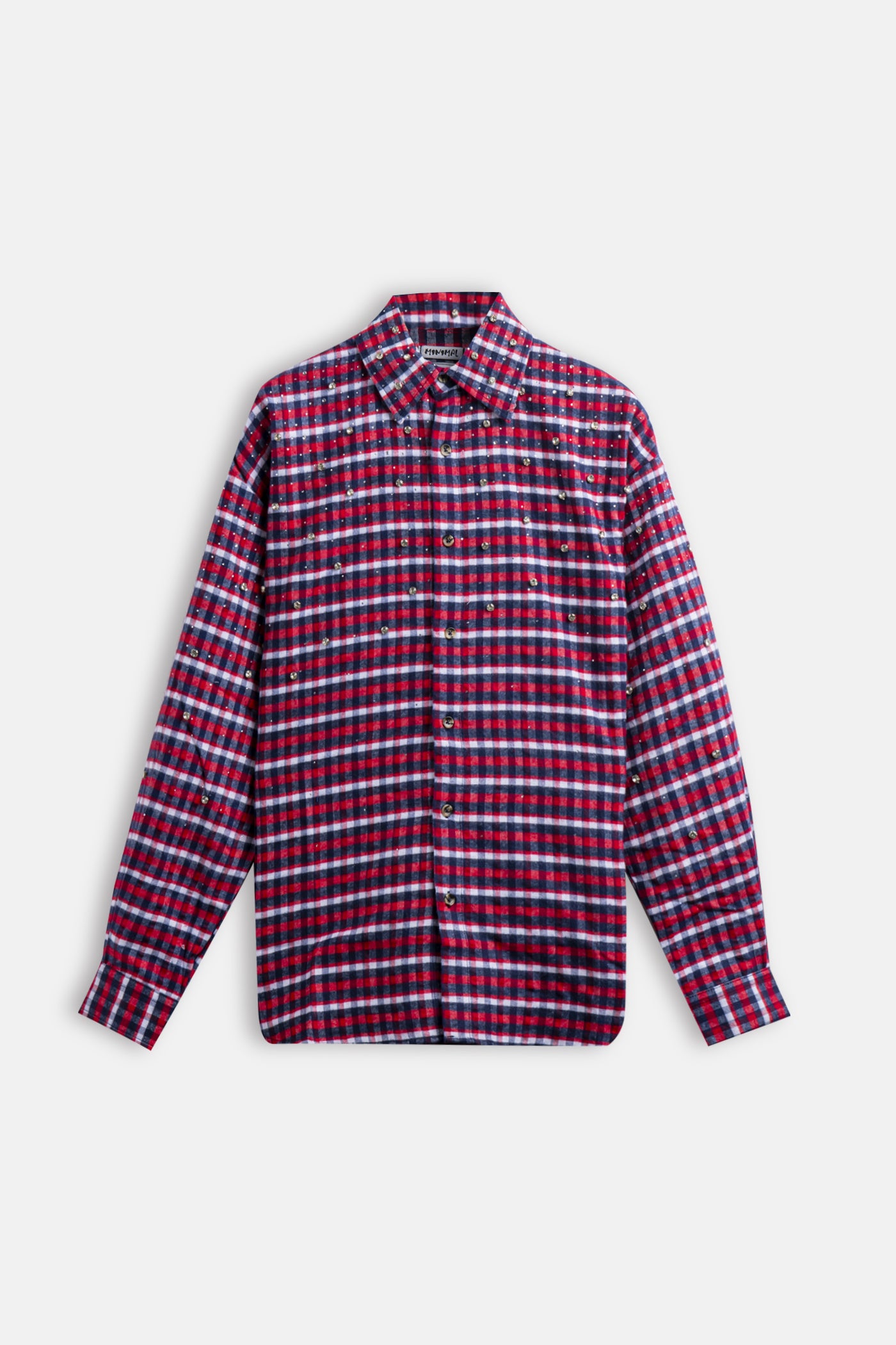Crystal Shirt Red & Navy