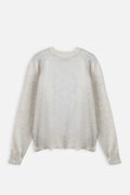 Raw Knit Sweater - Cream