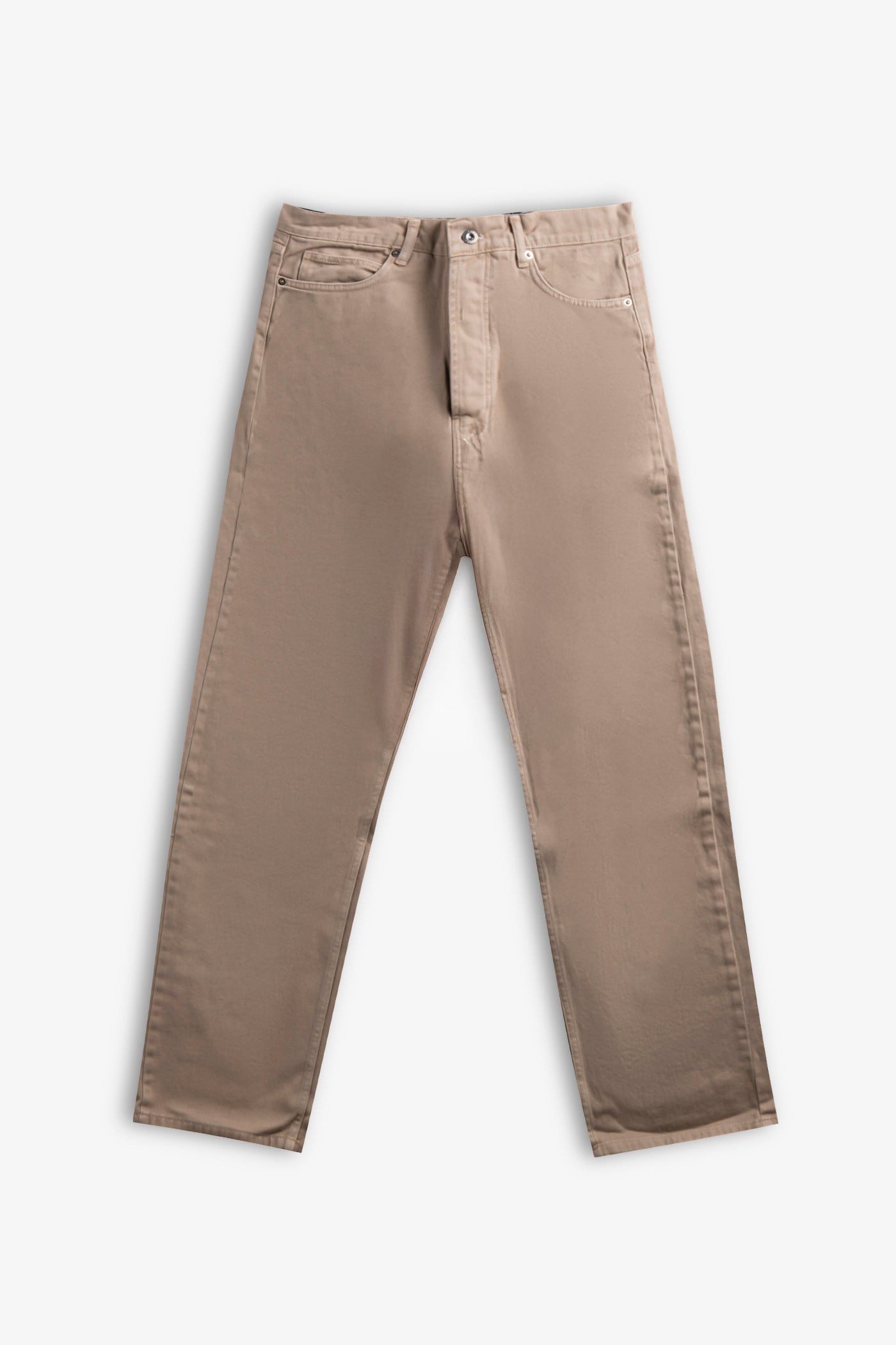 Essential Straight Denim – Beige