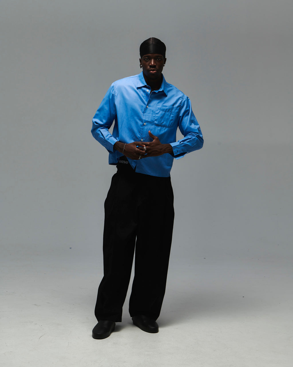 Cropped Oxford Shirt