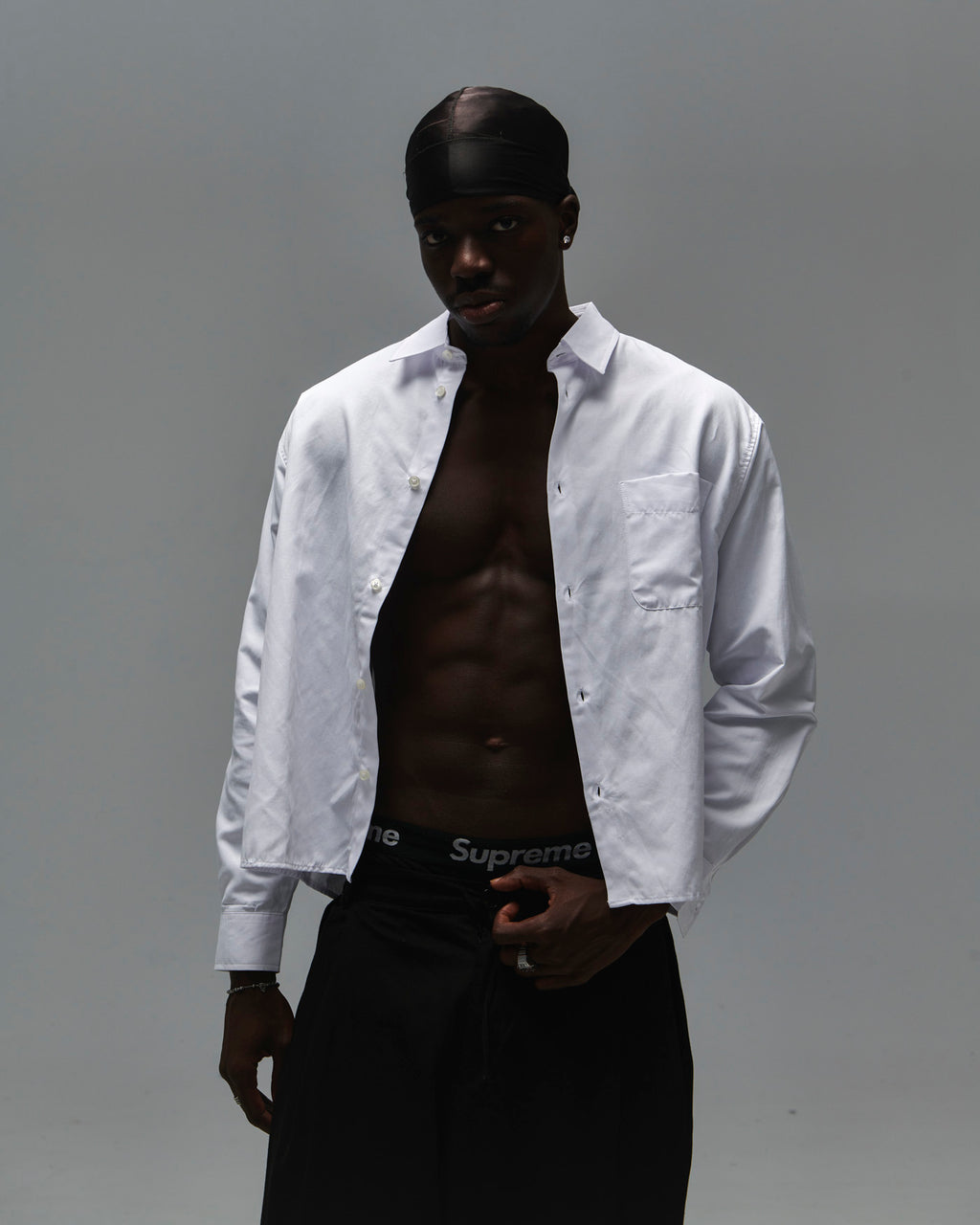 Cropped Oxford Shirt