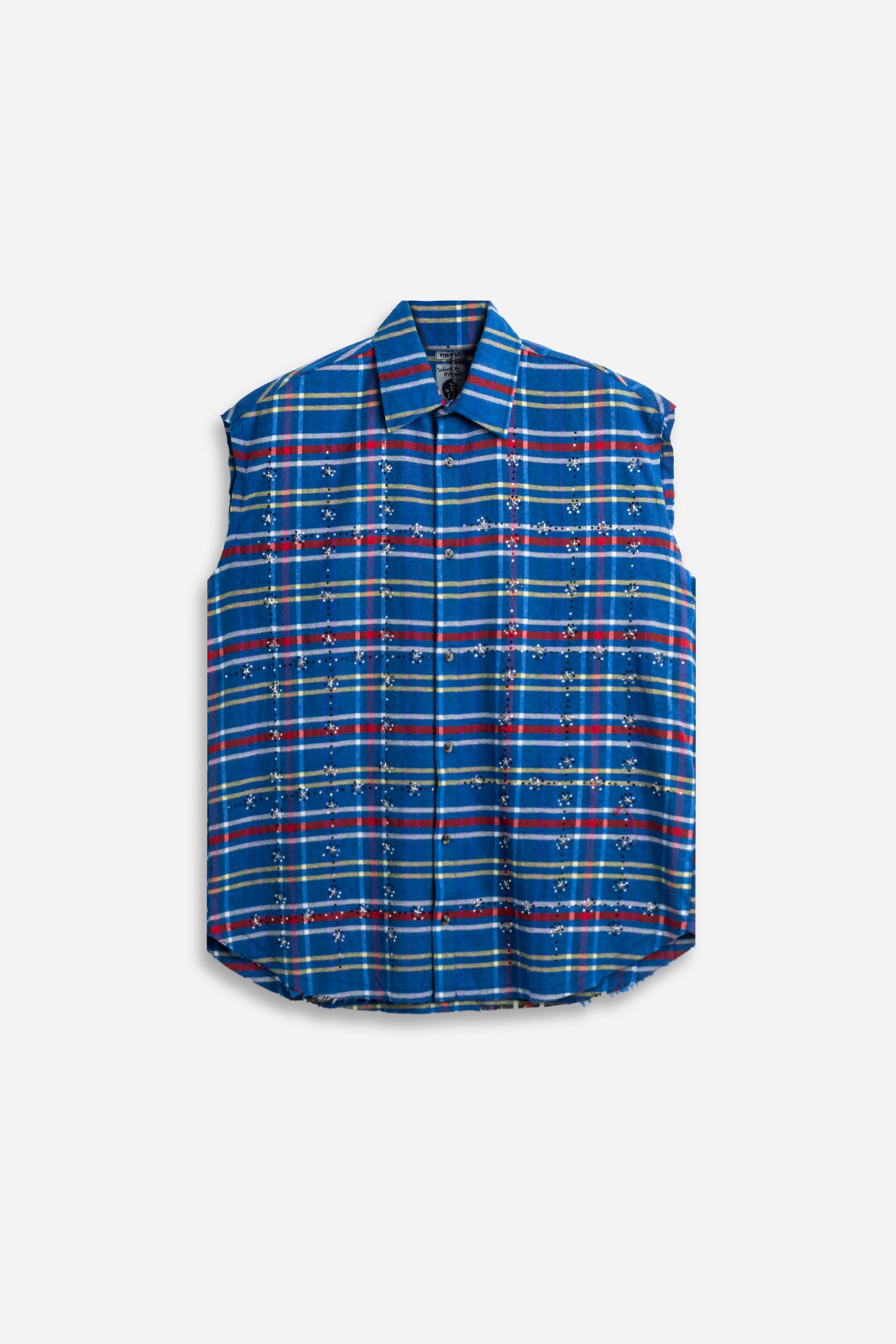 LOOK - Crystal Flannel Sleeveless Shirt