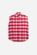 Crystal Flannel Sleeveless Shirt Var.6