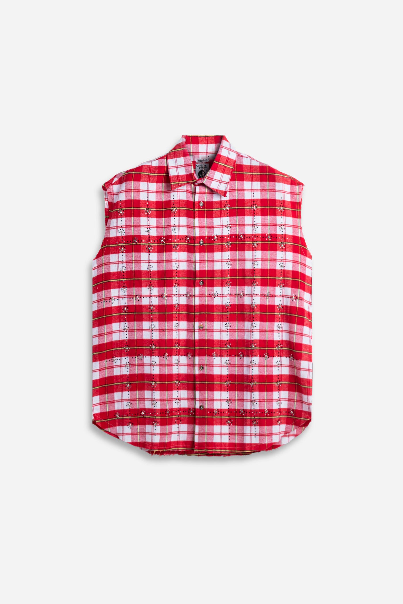 LOOK - Crystal Flannel Sleeveless Shirt