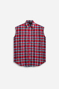 Crystal Flannel Sleeveless Shirt Var.3