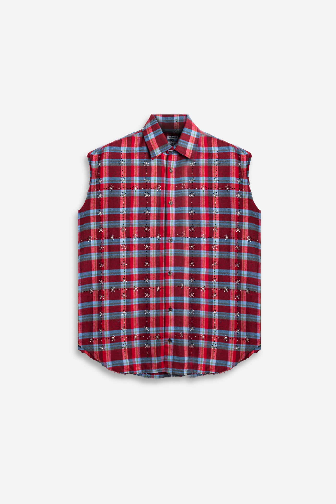 LOOK - Crystal Flannel Sleeveless Shirt