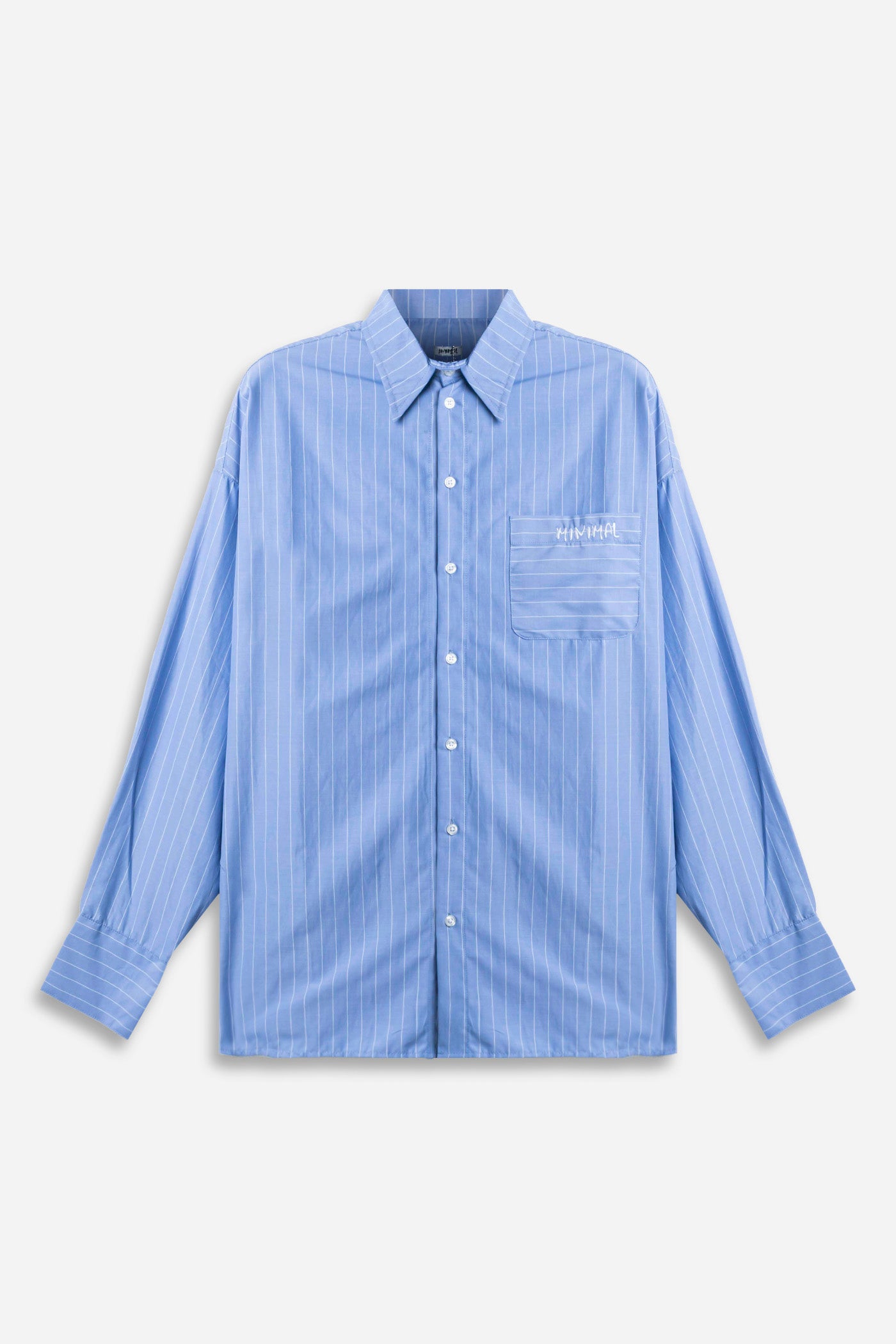 Minimal Striped Shirt Blue