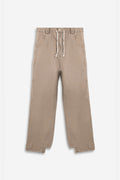Zipped Pants Brown