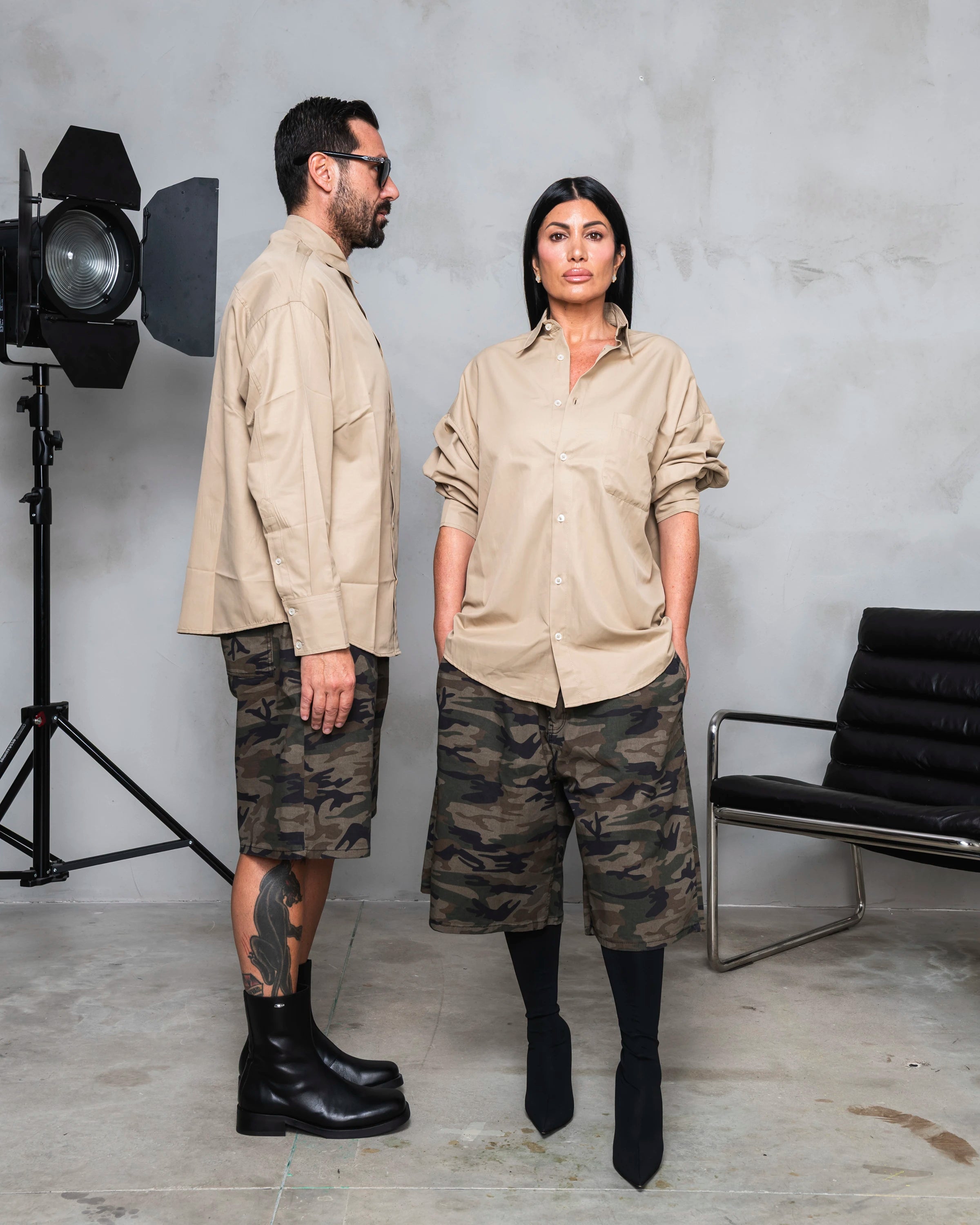 LOOK - Camo Field Shorts