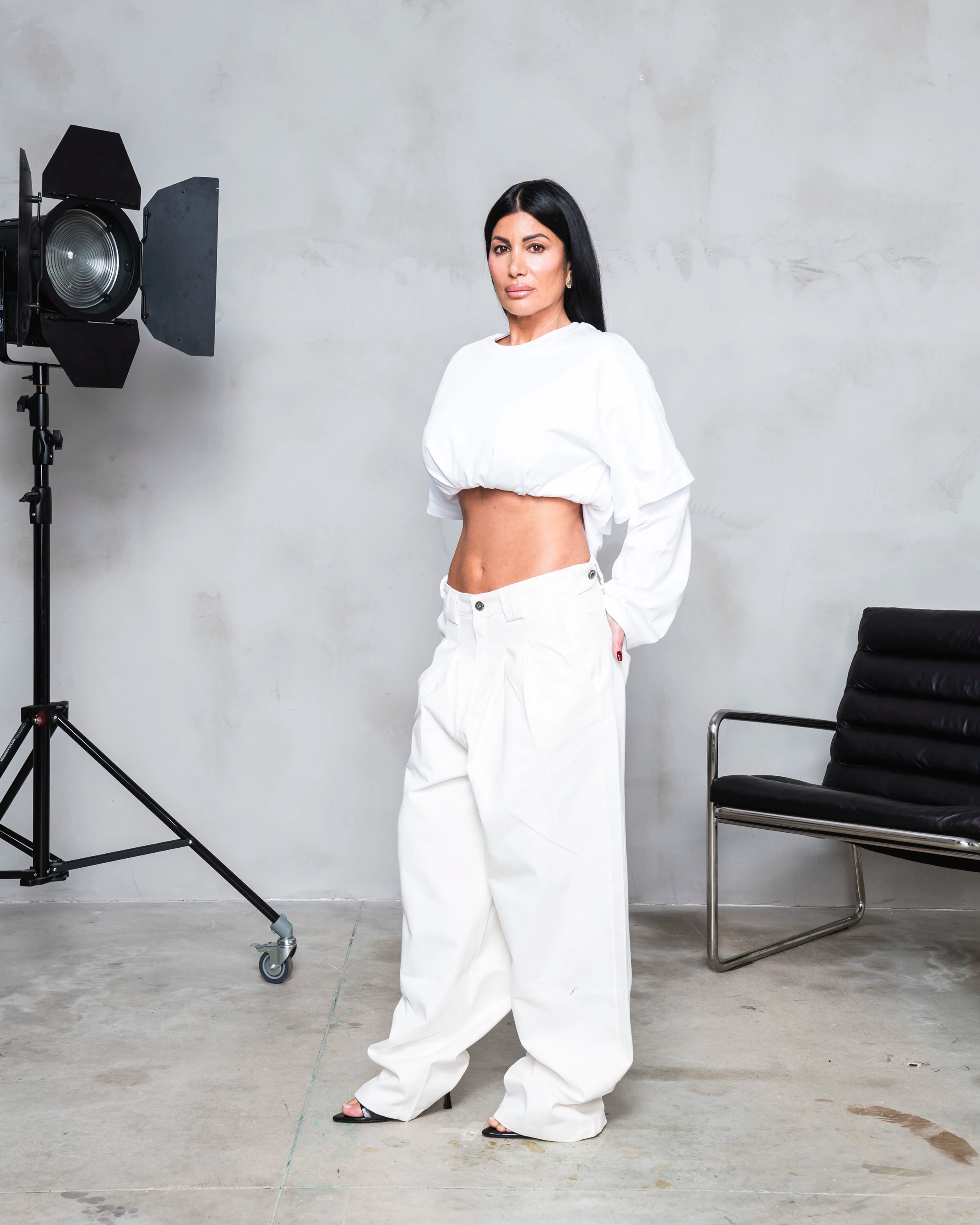 LOOK - Baggy Fit Denim White