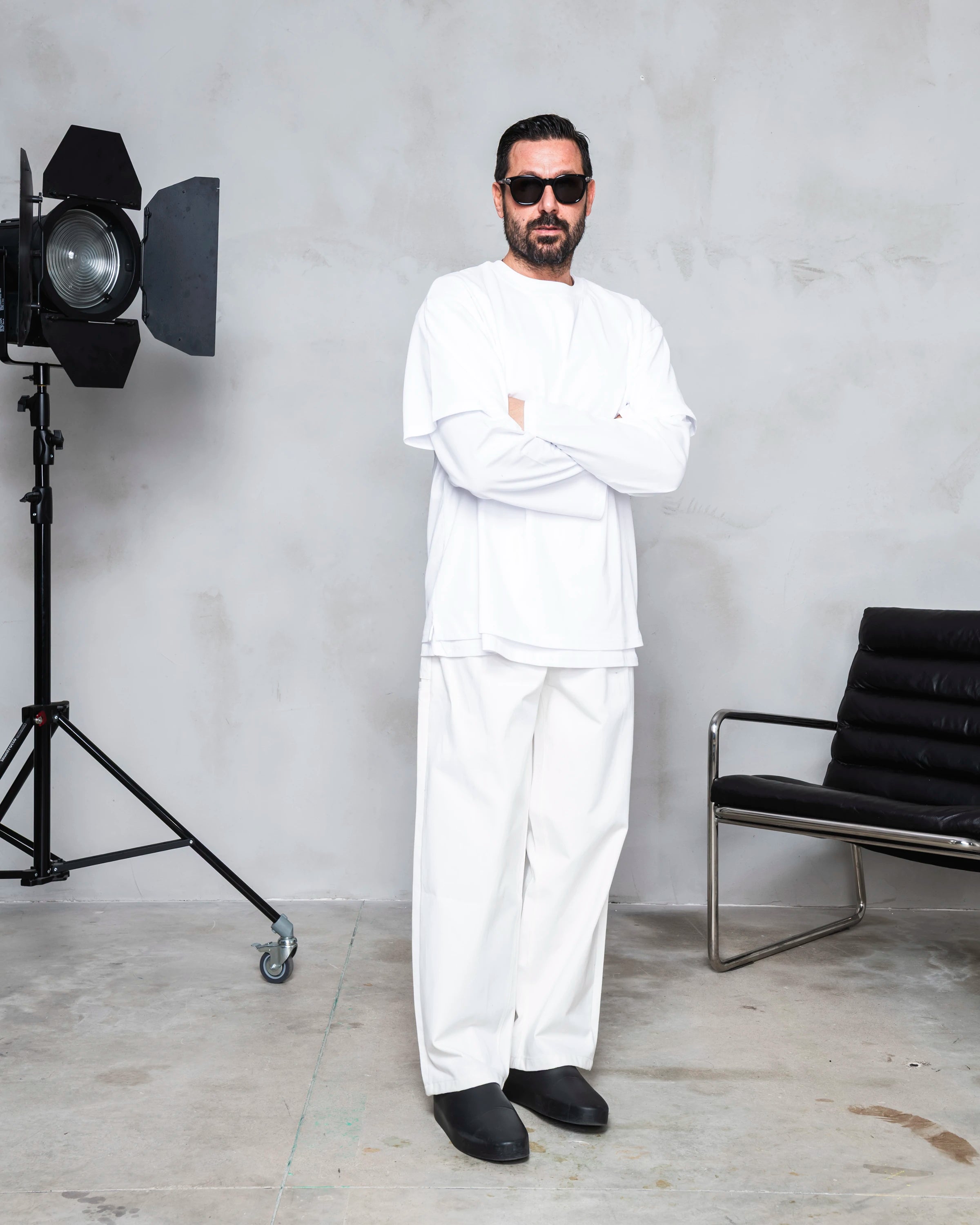 LOOK - Baggy Fit Denim White