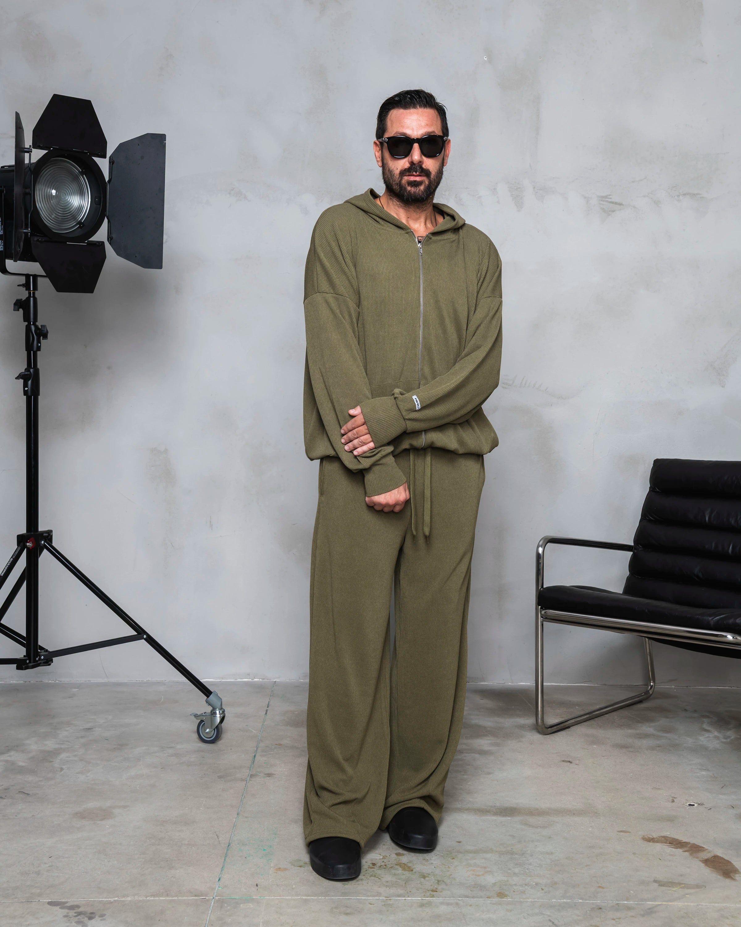 LOOK - Ribbed Lounge Set Green