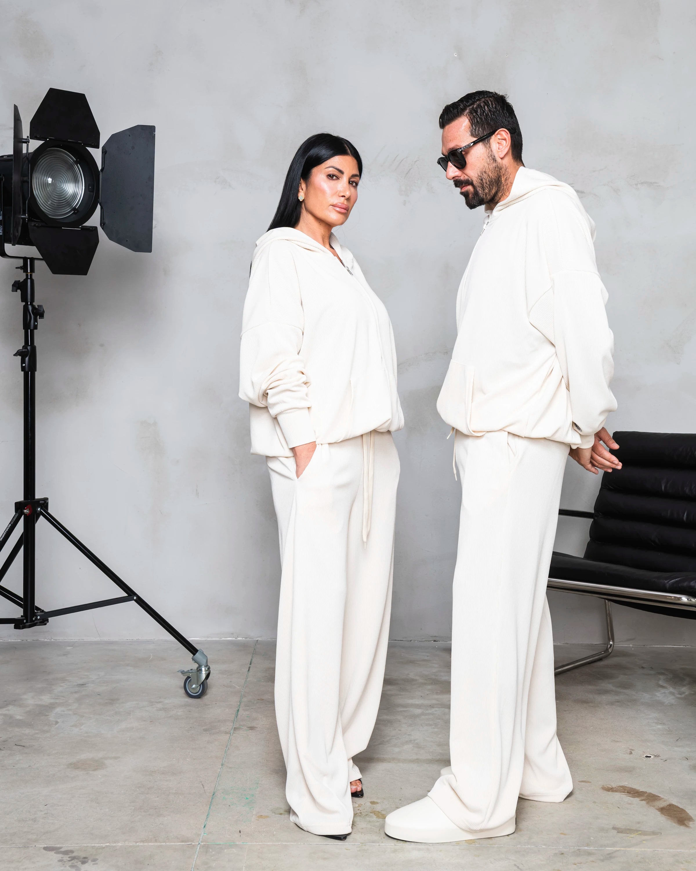 LOOK - Ribbed Lounge Set Green