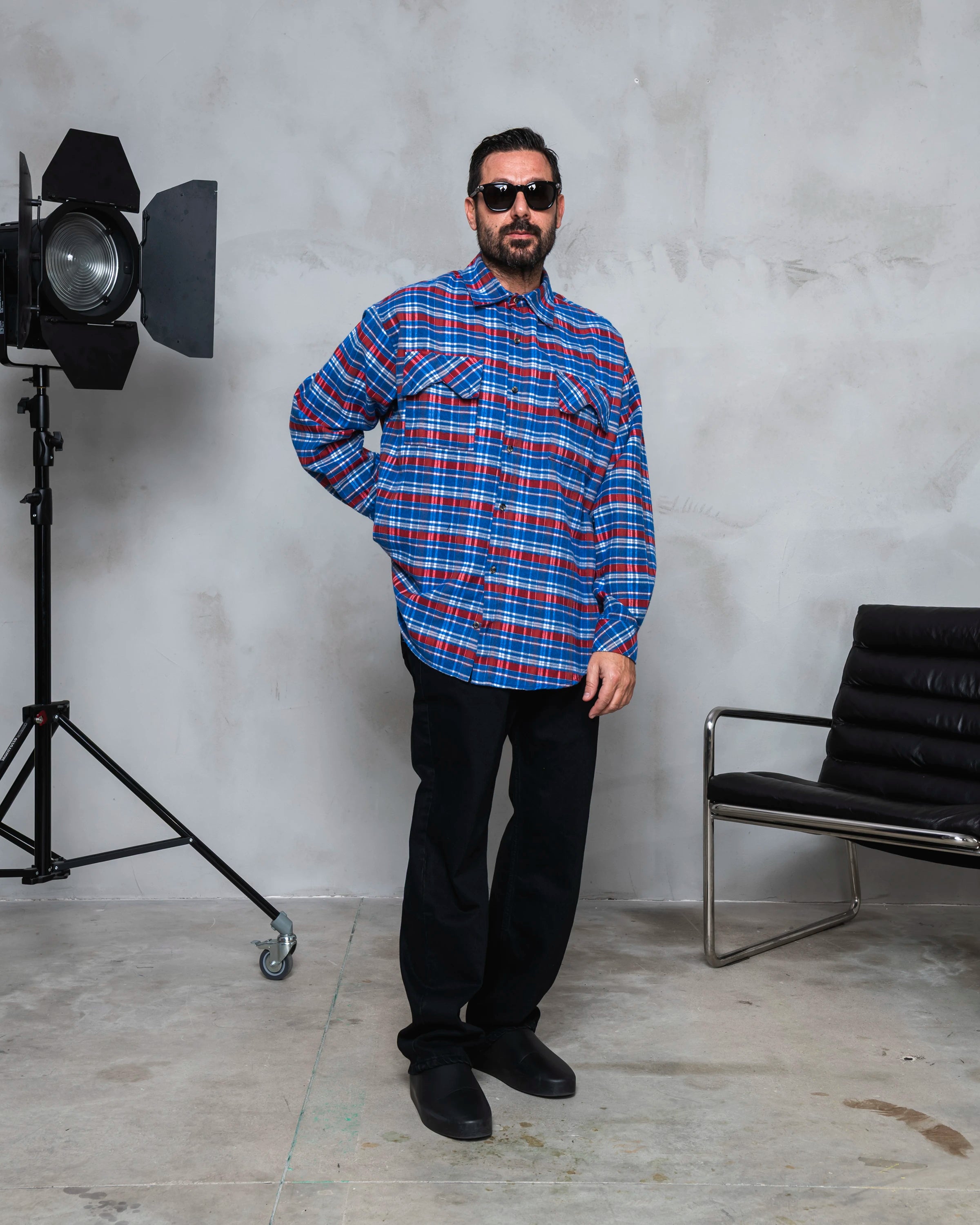 LOOK - Check Utility Shirt