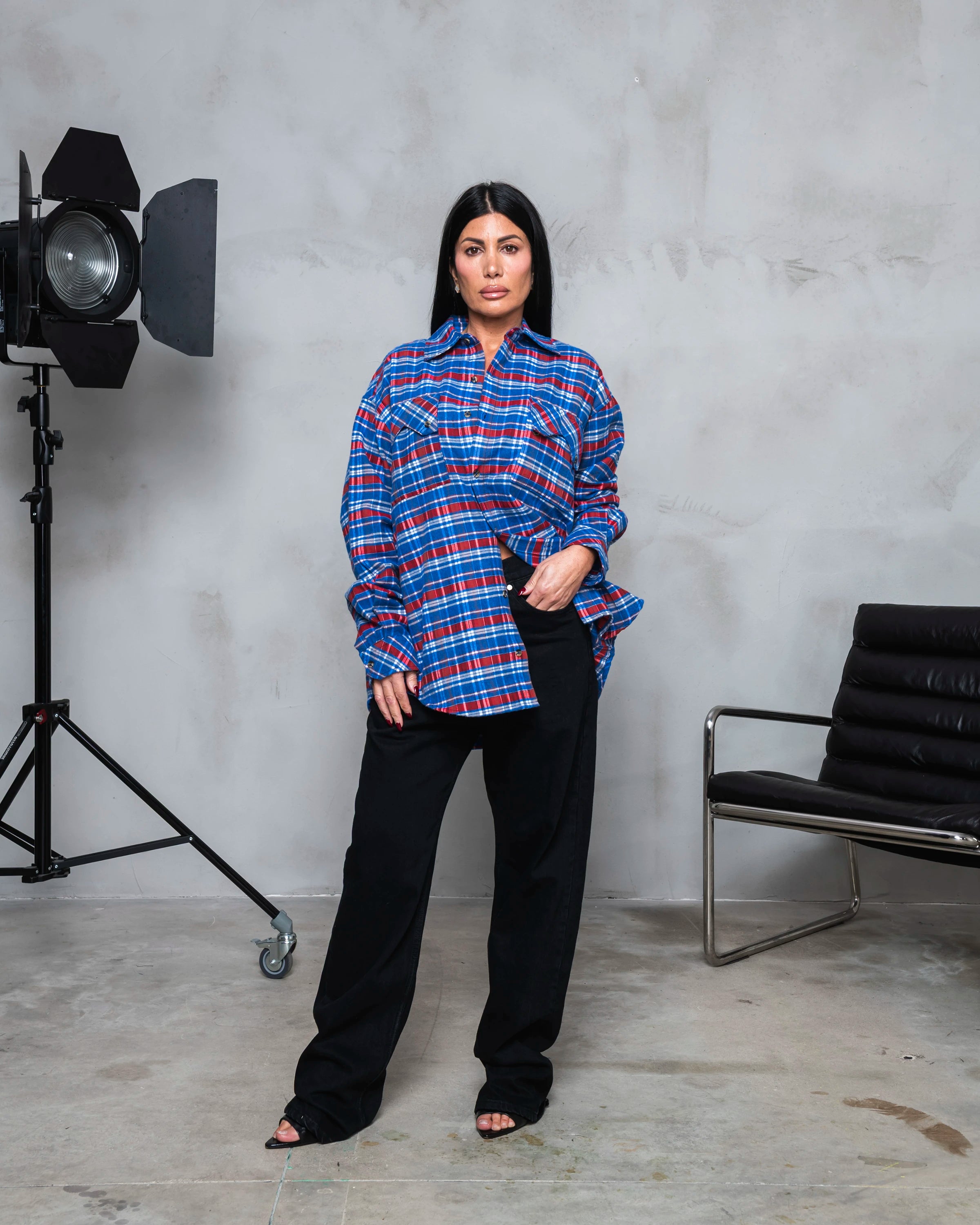 LOOK - Check Utility Shirt