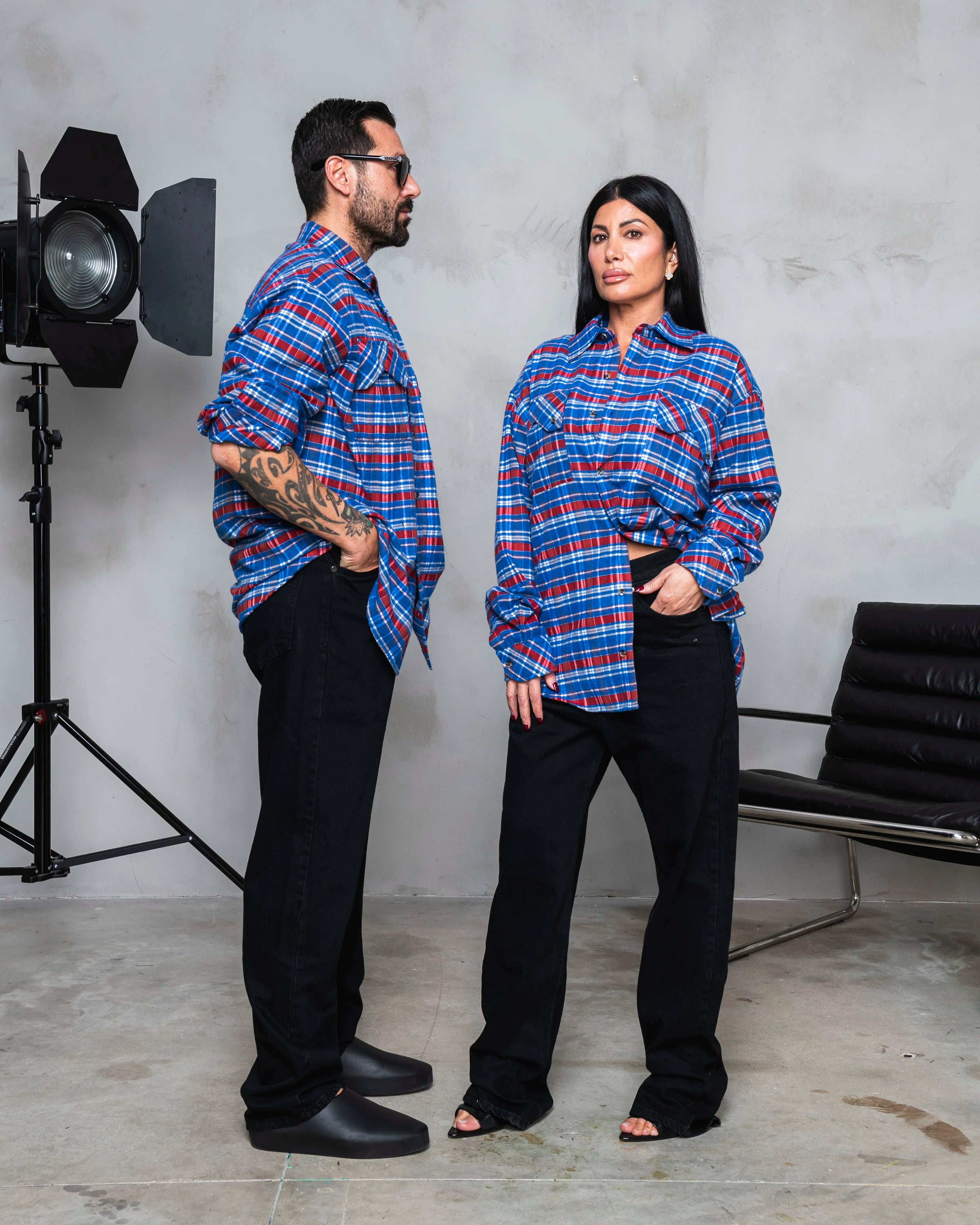 LOOK - Check Utility Shirt